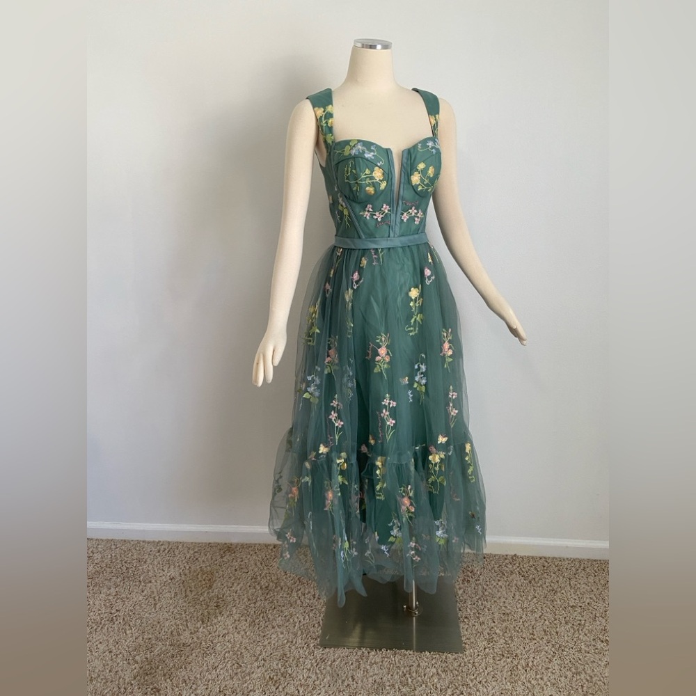 Spring floral dress